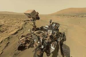 Scorch marks left by spacecraft on Mars soon fade