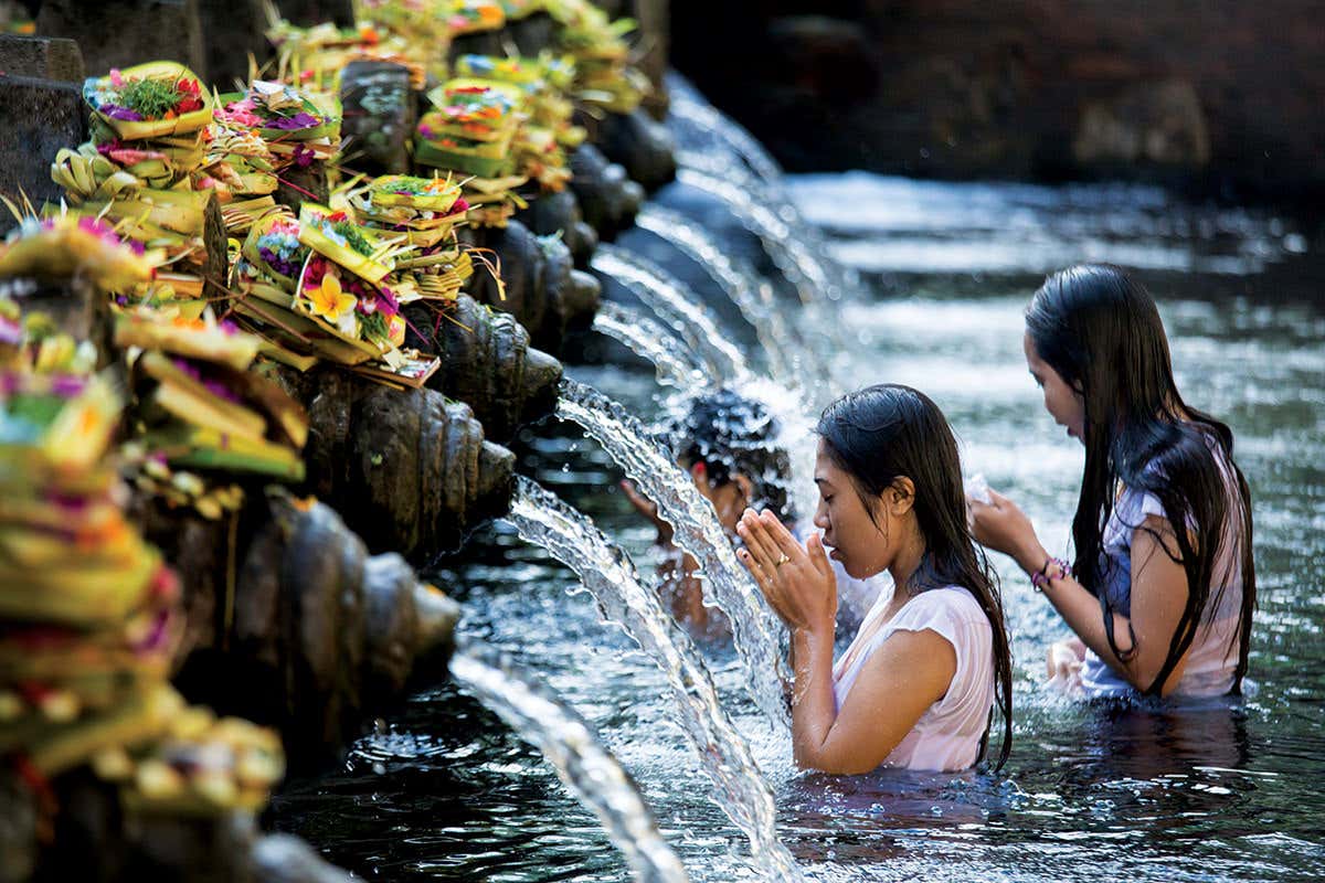 Balinese Hindu purification ceremony