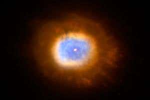 Stars throw out a lifetime's waste carbon in just 1000 years