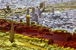 3D-printed model of London's buildings lets you see the future