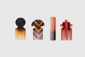 Combs made of hair probe our changing idea of luxury