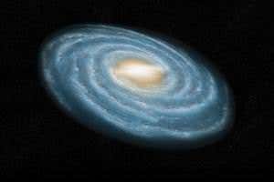 Milky Way's quiet life leaves it with no dark matter skeleton