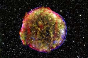Supernova space bullets could have seeded Earth's iron core