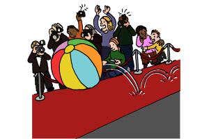 Feedback: Showbiz returns a topological compliment