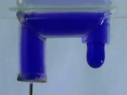 Antigravity pump lifts water upwards with no power source