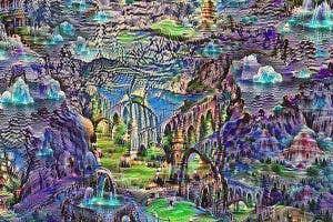 Artificial brain turns clouds into psychedelic pig-snails