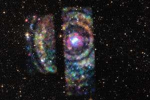 Rainbow X-ray echoes pinpoint faraway neutron star