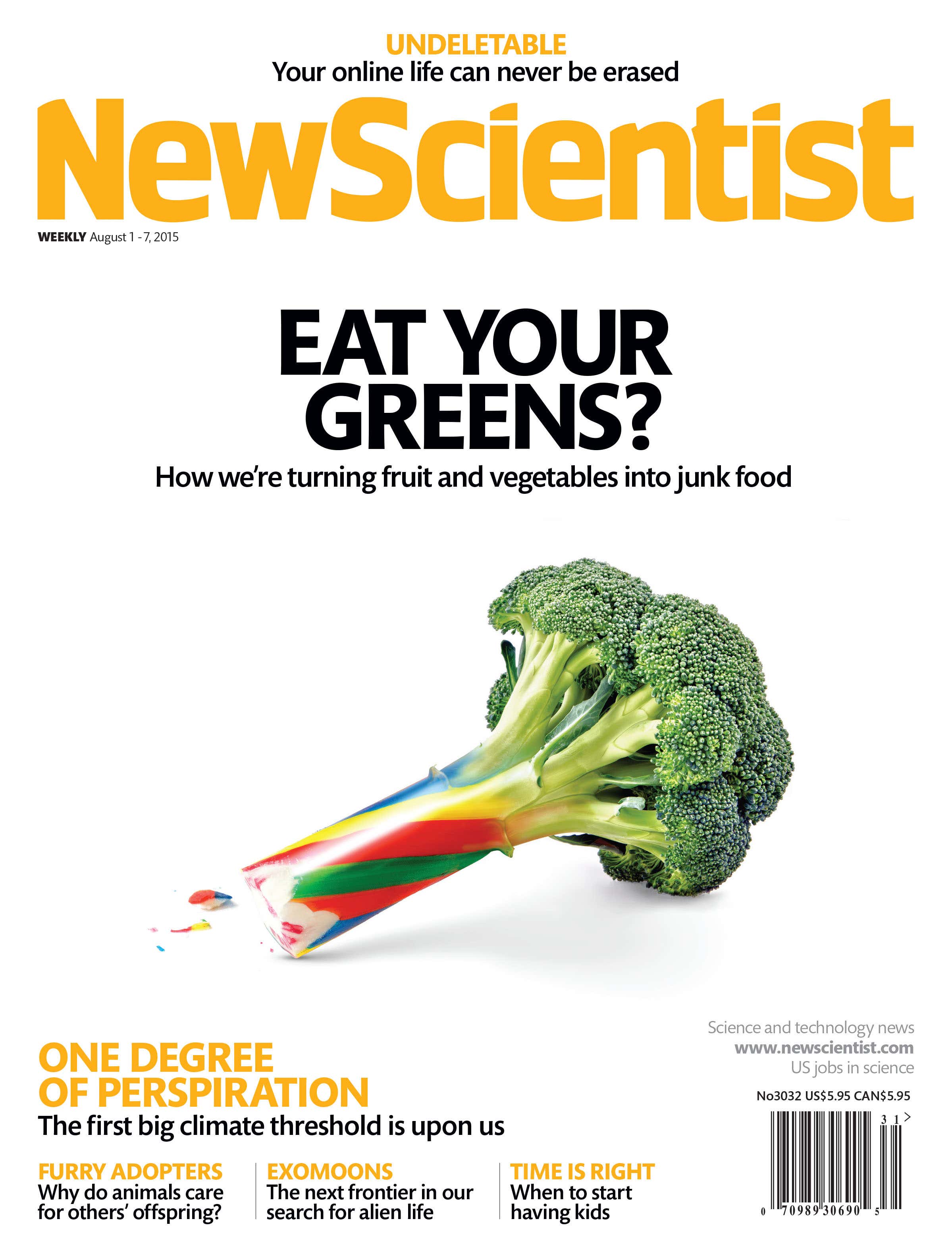 New Scientist issue 3032 cover