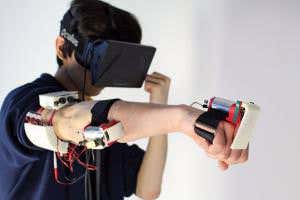 Body-hack electrodes teach you by controlling your muscles