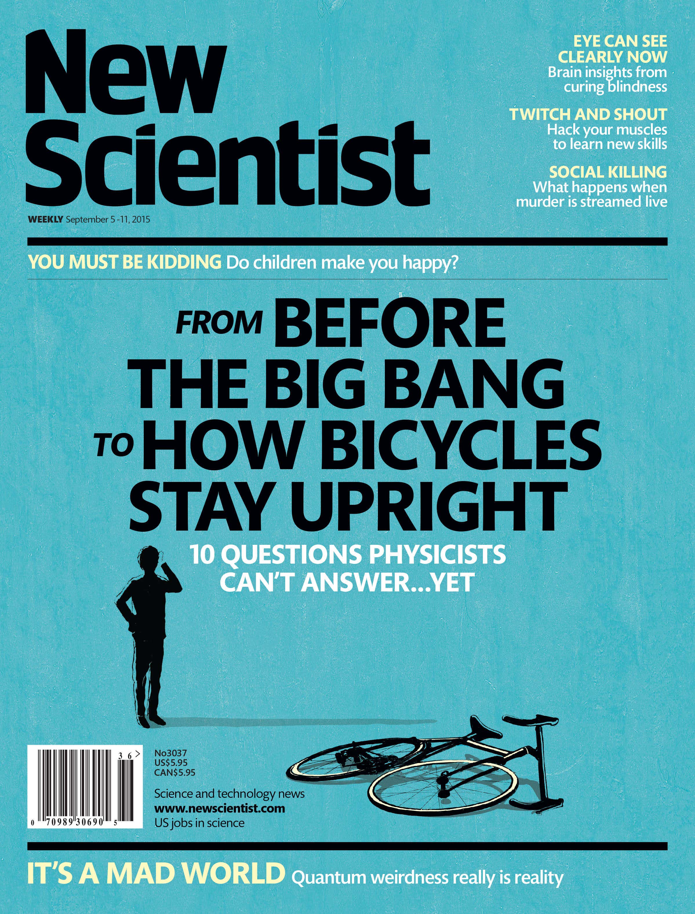 New Scientist issue 3037 cover