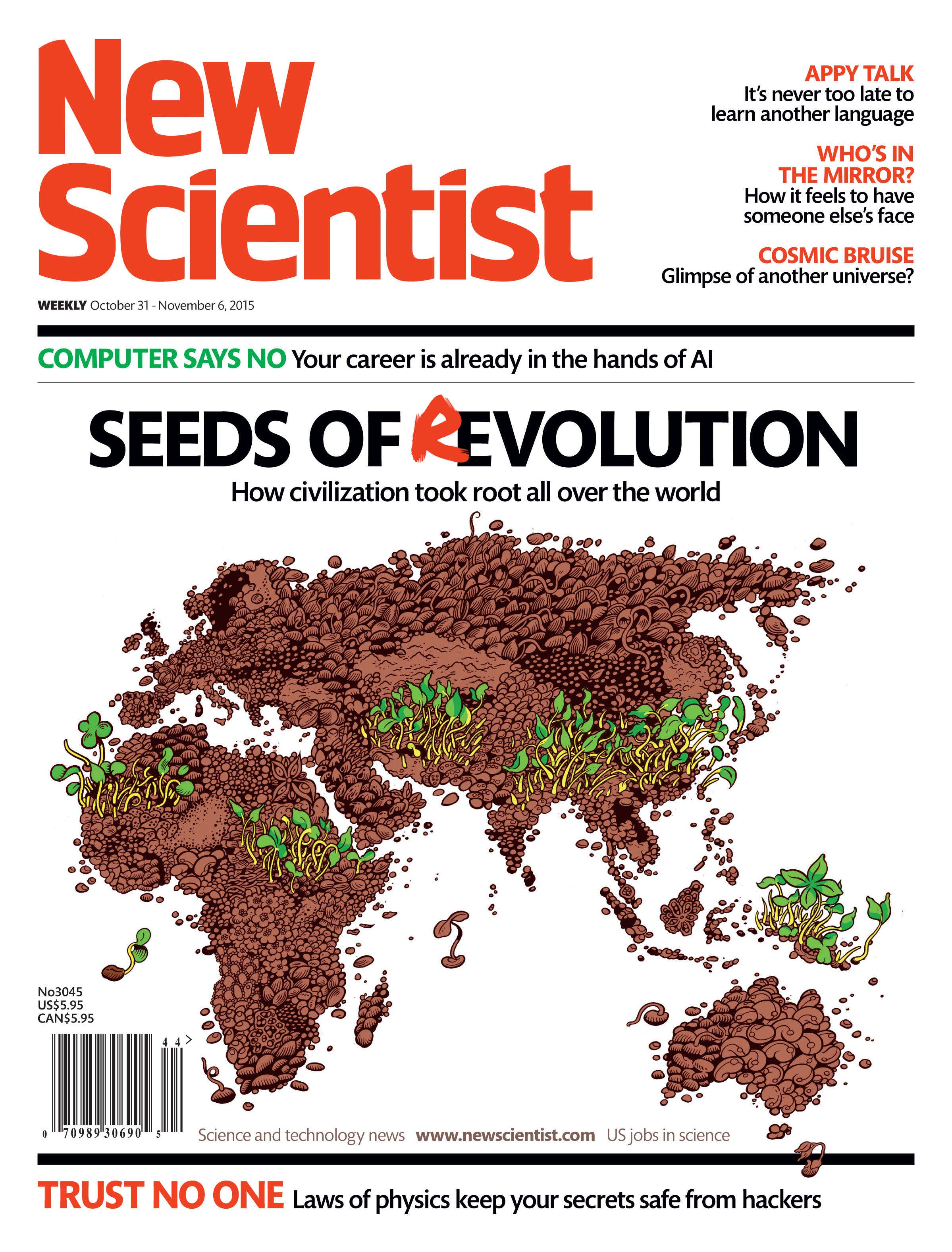 New Scientist issue 3045 cover