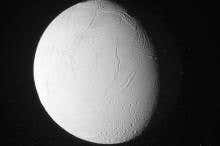 First images of Enceladus's icy breath from closest ever fly-by