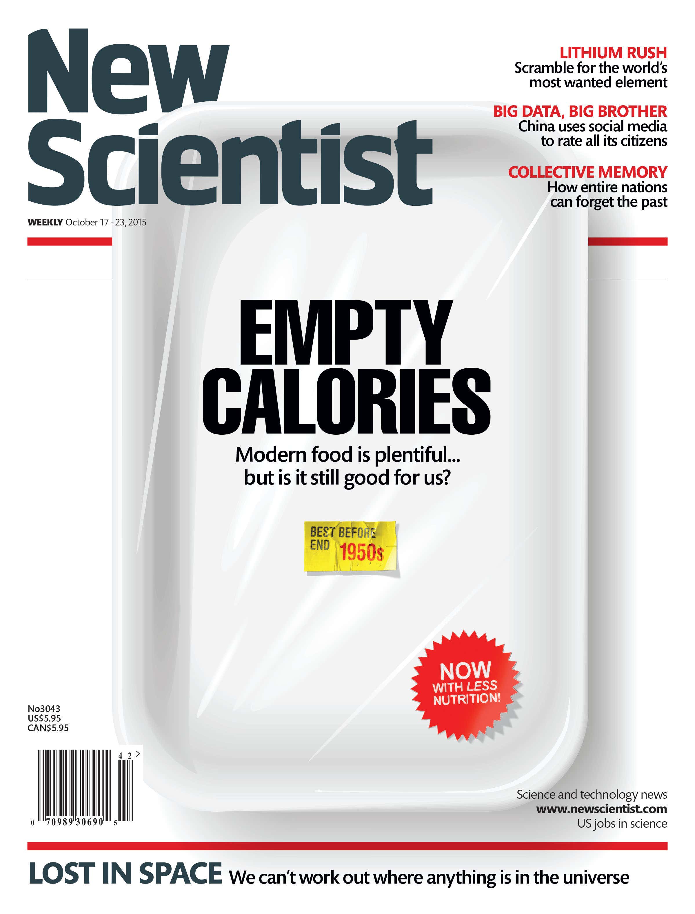 New Scientist issue 3043 cover