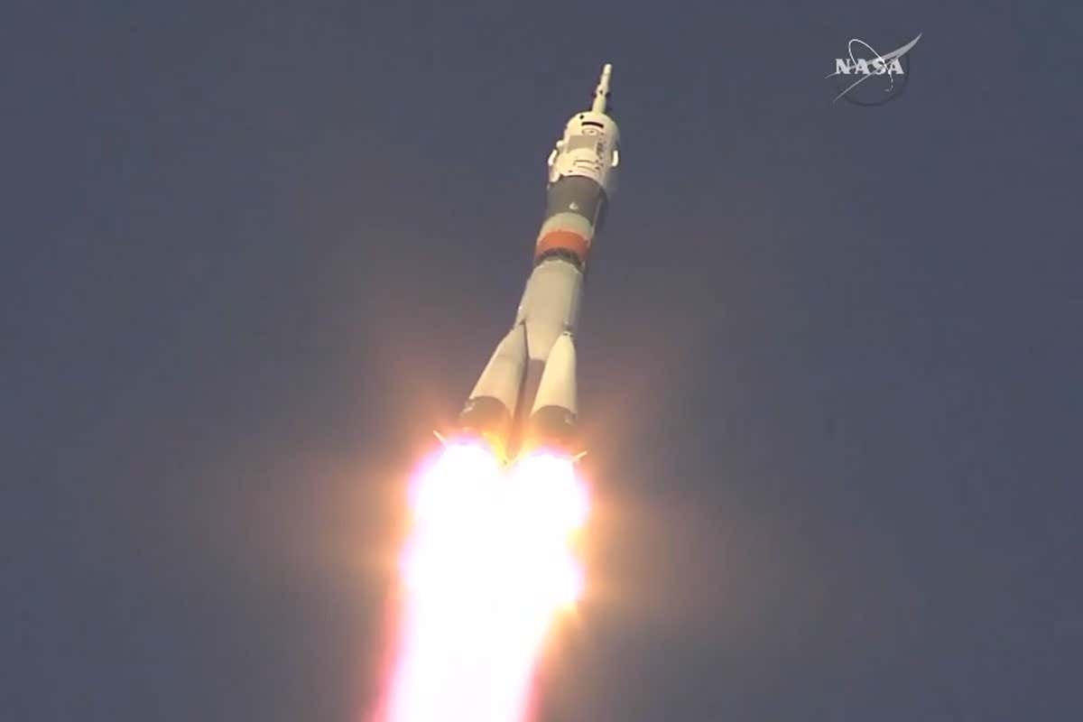 First official UK astronaut Tim Peake takes fast route to ISS