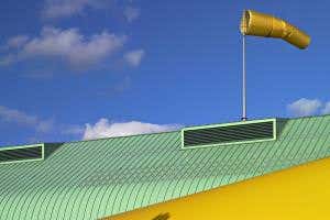 Plastic grass could cover buildings to produce energy from wind