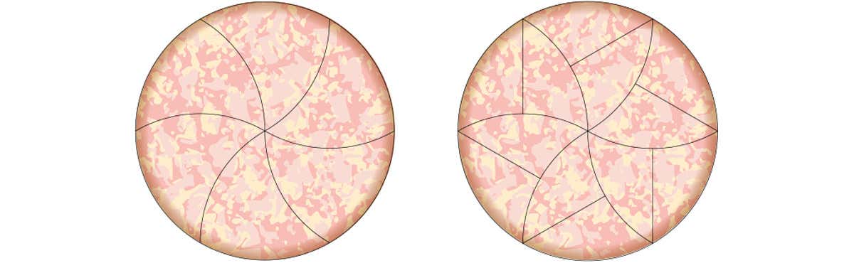 slice pizza with maths