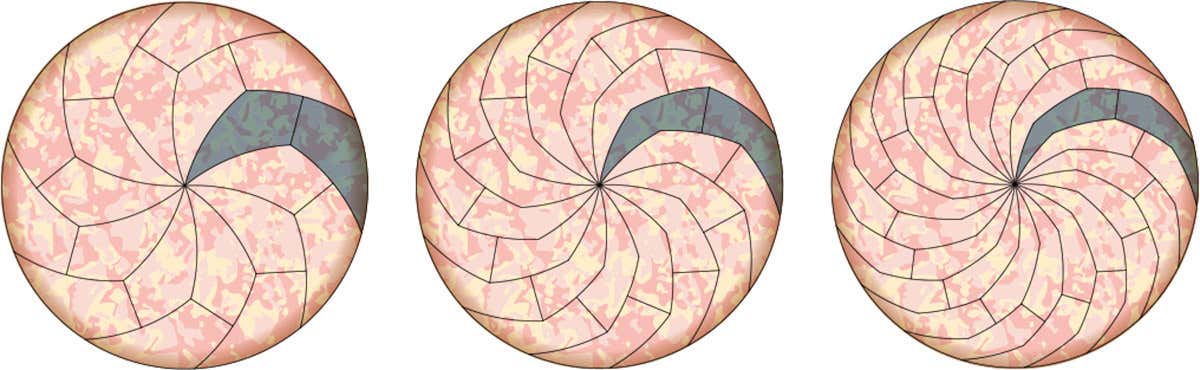 mathematically slicing pizza