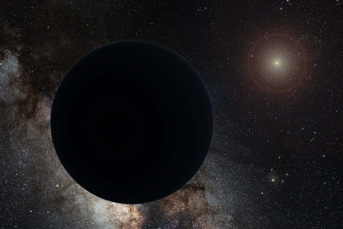 Artist's impression of planet nine