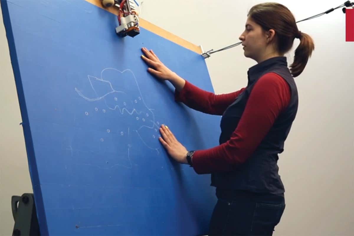 3D-printed display lets blind people explore images by touch