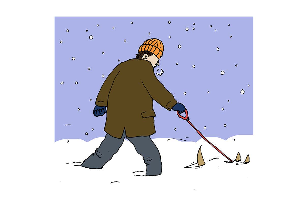 snow cartoon