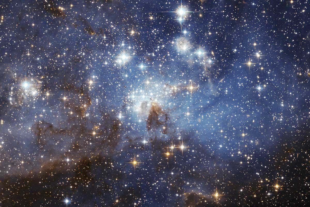 A star-forming region in the Large Magellanic Cloud