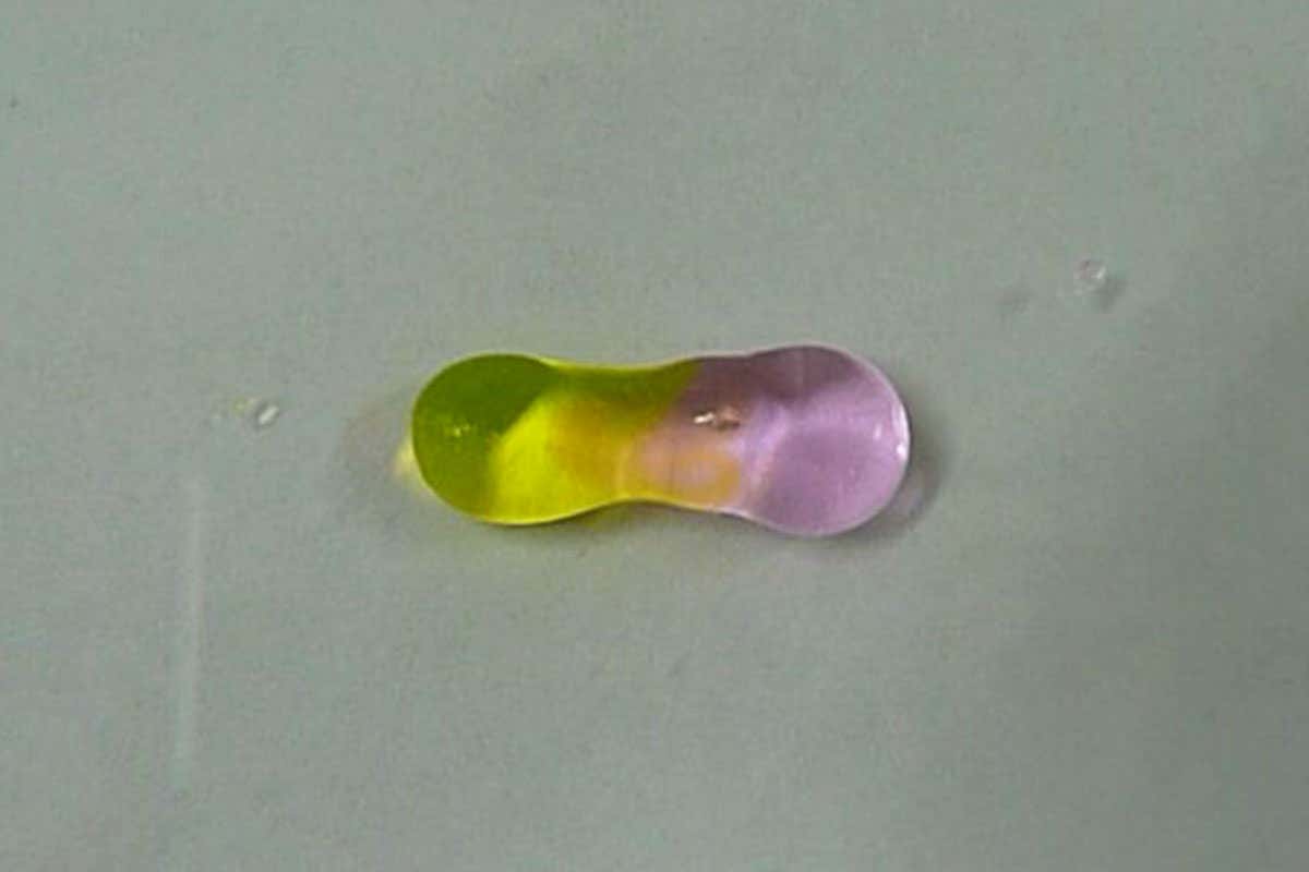 hydrophobic water droplet