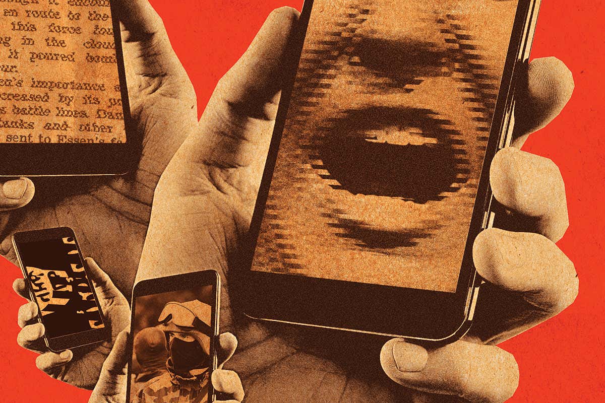 hand holding smartphone