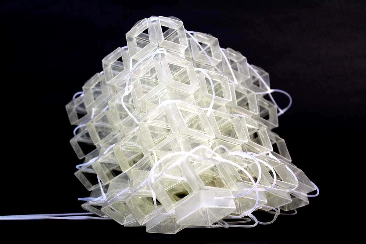 Shape-shifting matter could let houses crumple themselves away