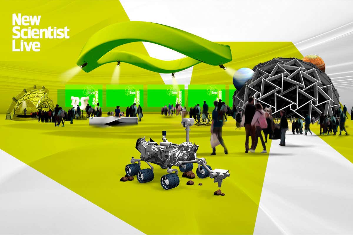 Artist's impression of New Scientist Live show