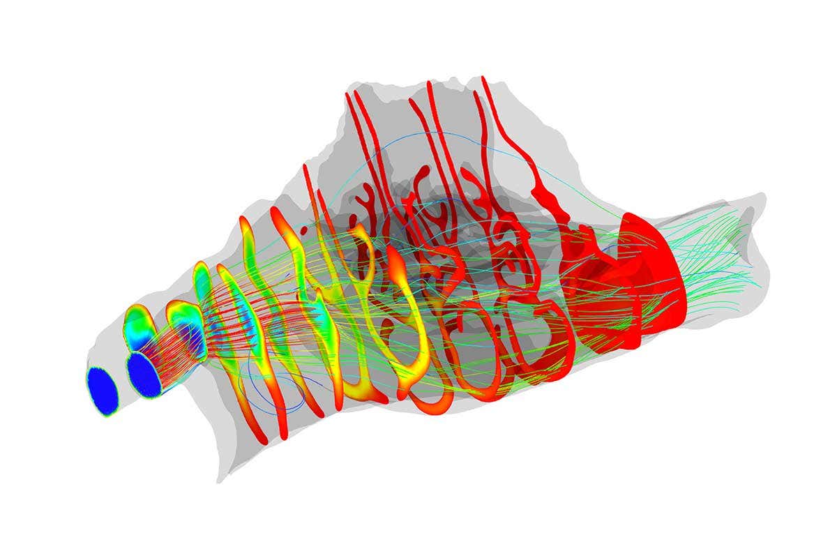 A model of the way a nose works