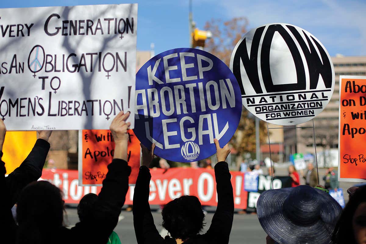 Protestors demonstrate to keep abortion clinics open