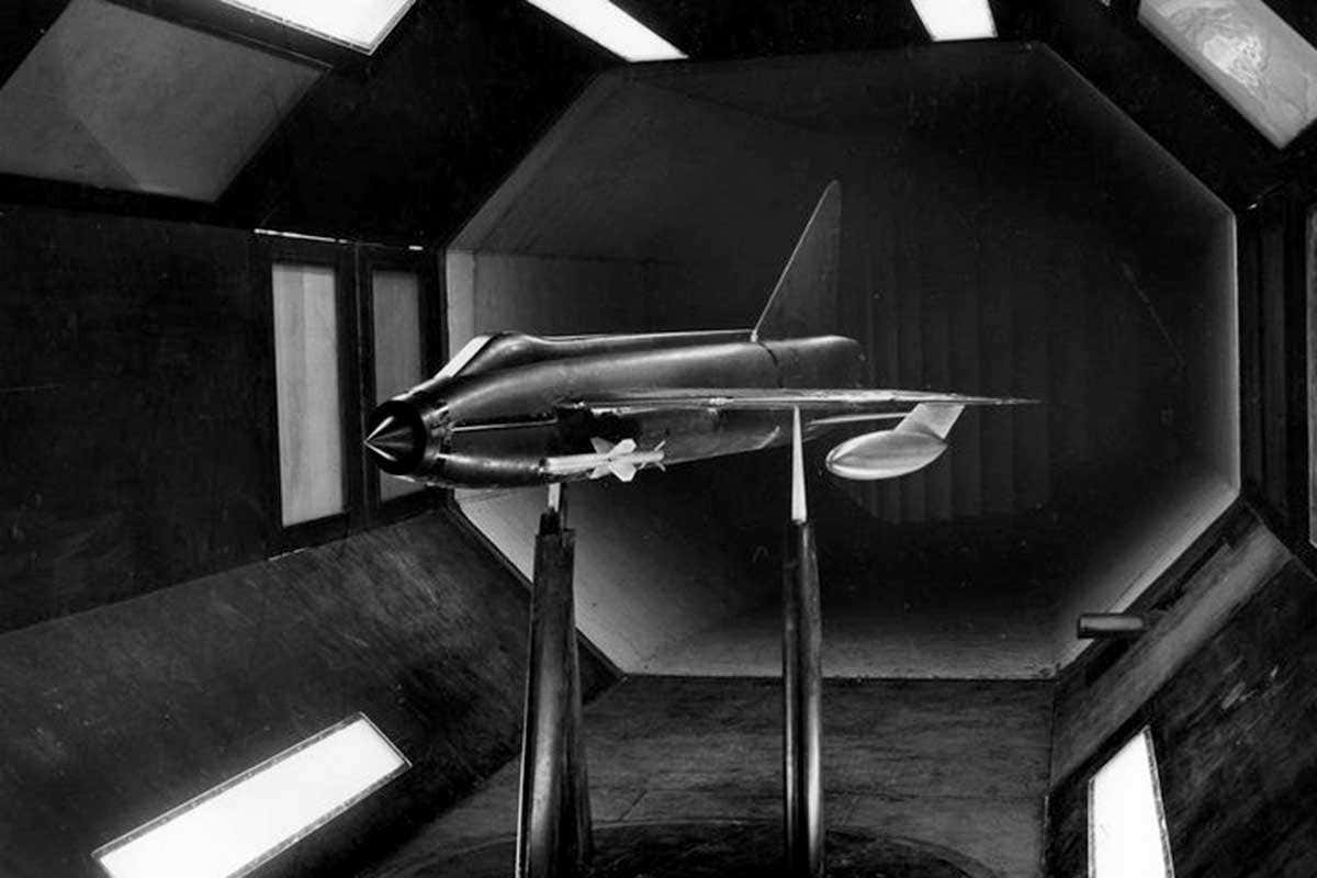 the British Aircraft Corporation wind tunnel was at Warton, near Lytham St Annes, near Preston