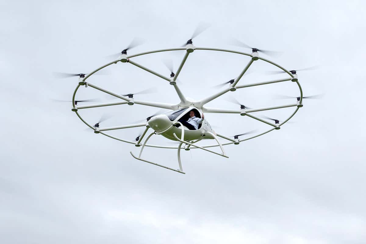 Watch the first crewed flight of the world's first 'flying car'