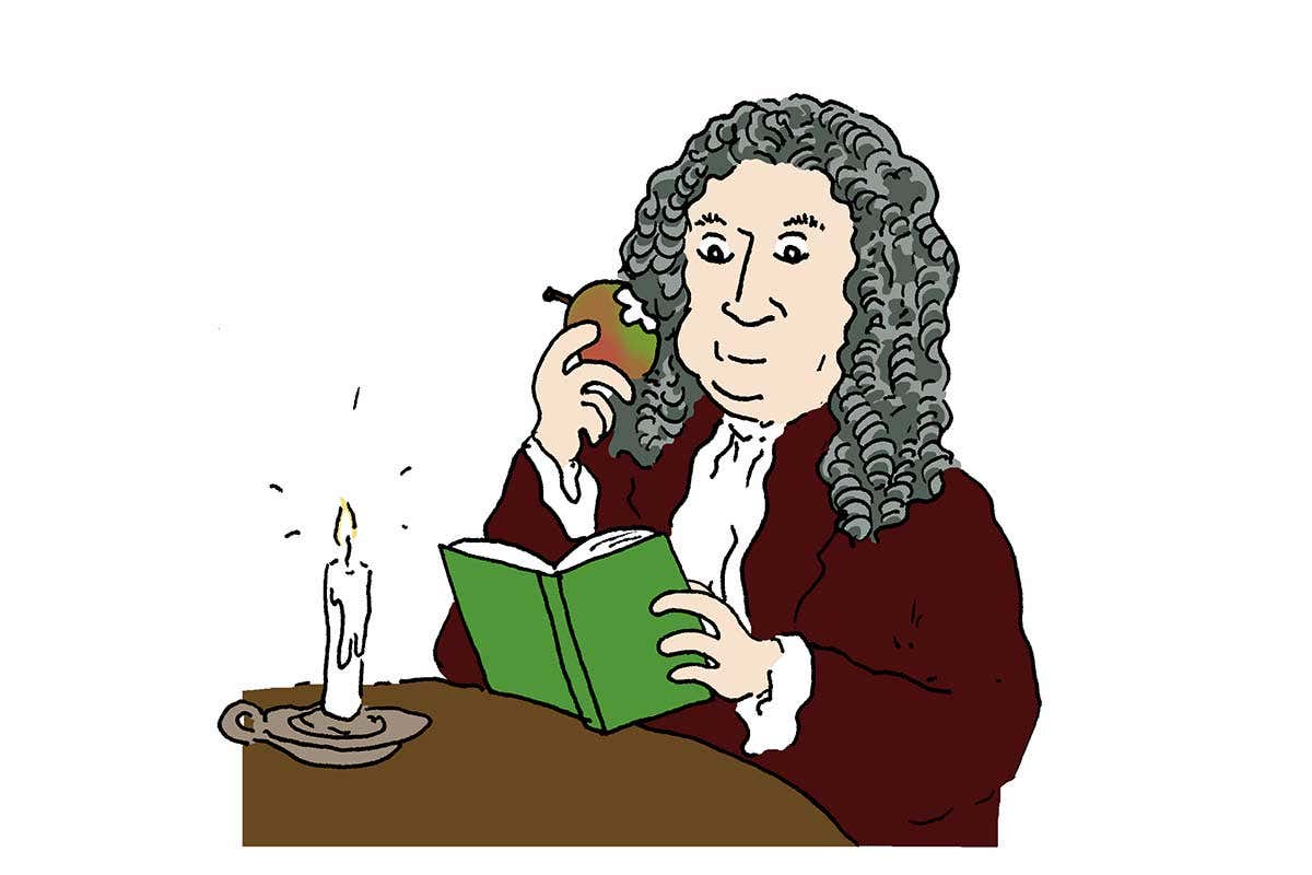 Newton cartoon