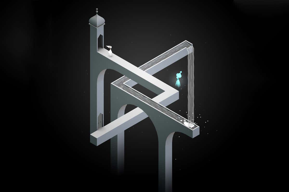Monument Valley involves Escher-like scenes