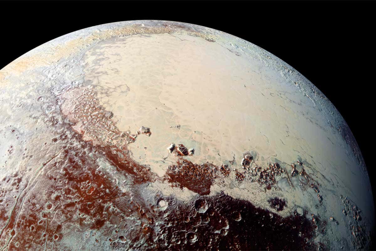 Photo of Pluto from New Horizons's recent trip