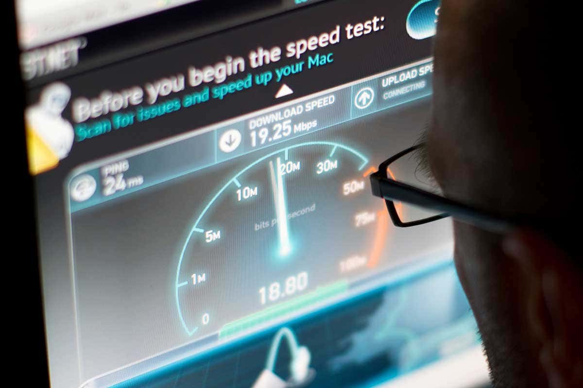 Broadband speed test under way