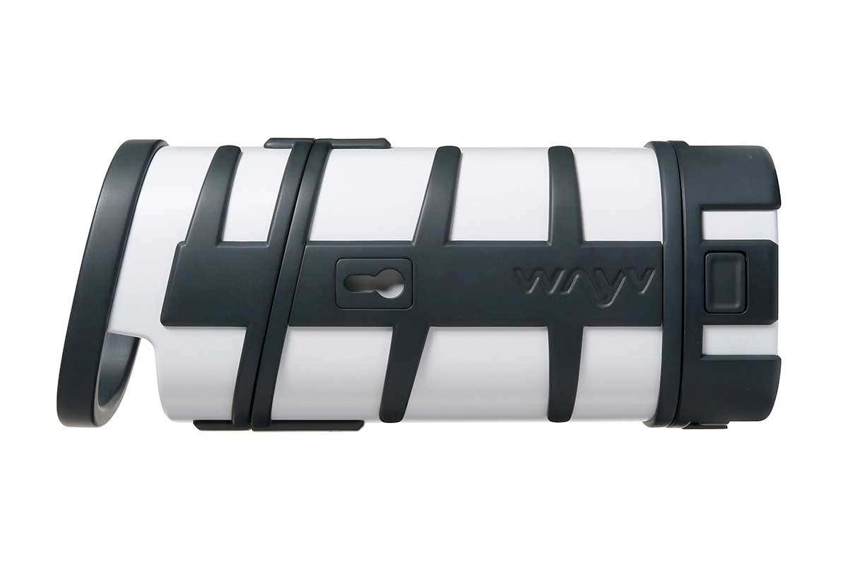 Cylindrical portable microwave oven made by Wayv - the Adventurer