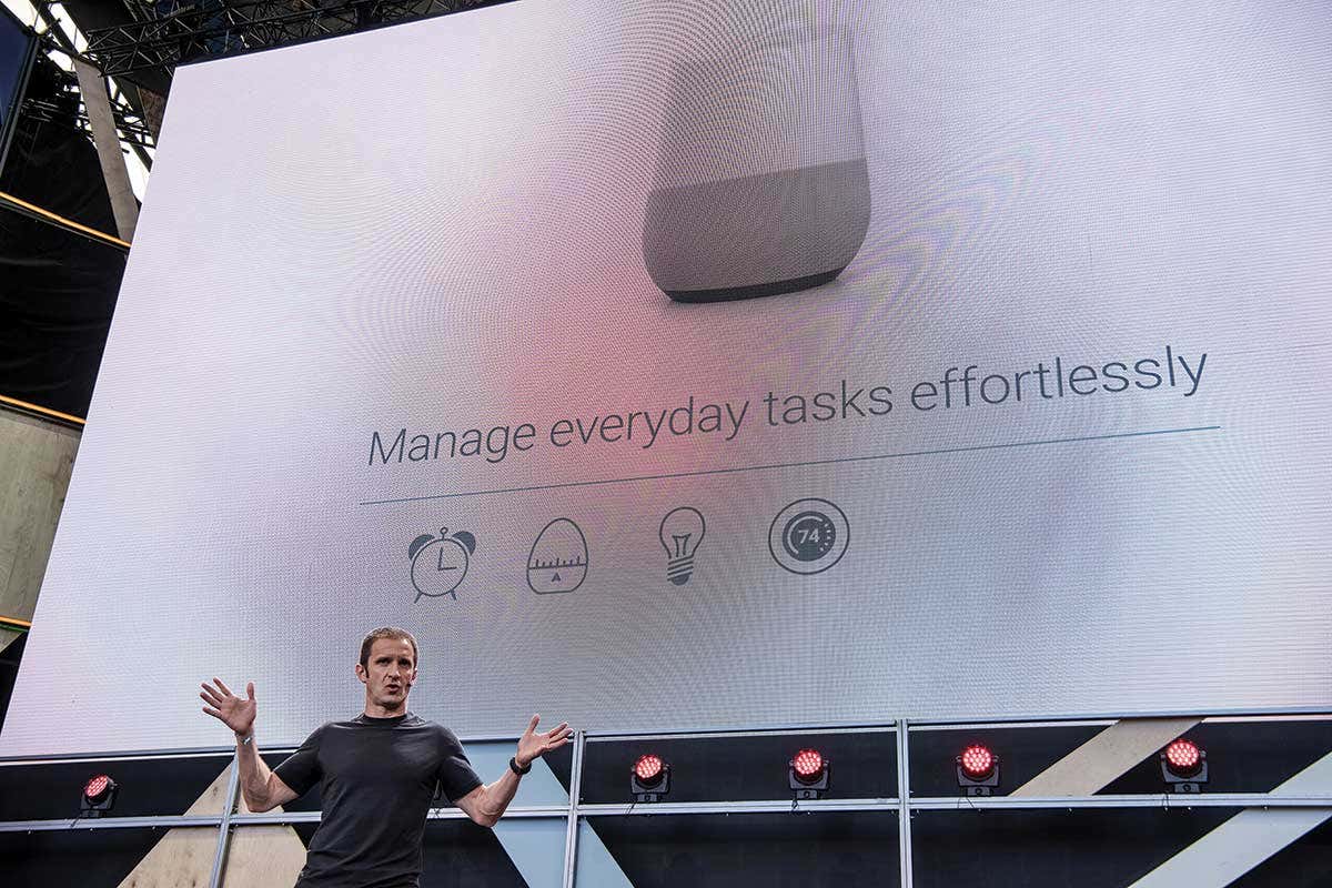 The Google assistant being announced