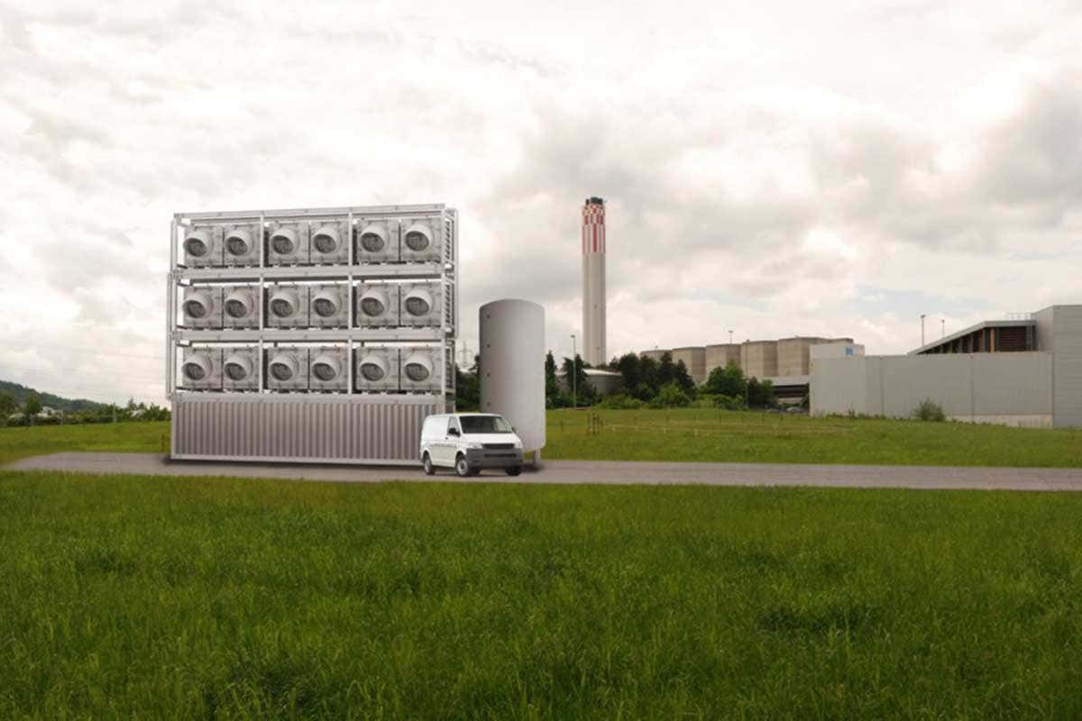 A planned CO2-sucking demonstration plant