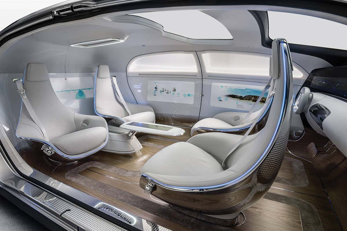 interior driverless car