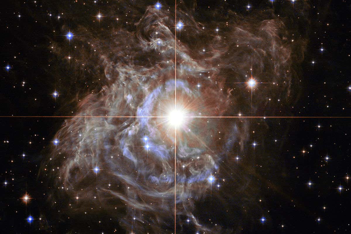The star RS Puppis, which varies in brightness