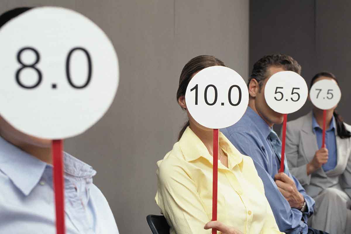 People with scorecards