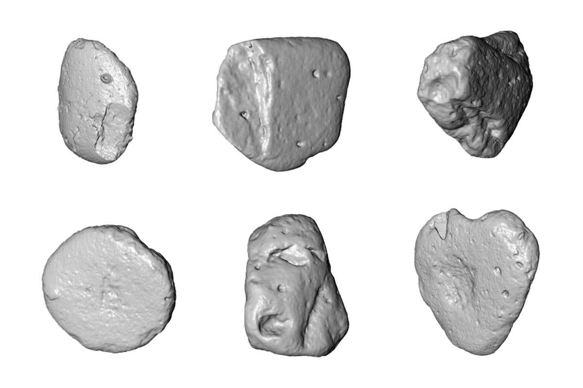 Rendering of six monkey tools