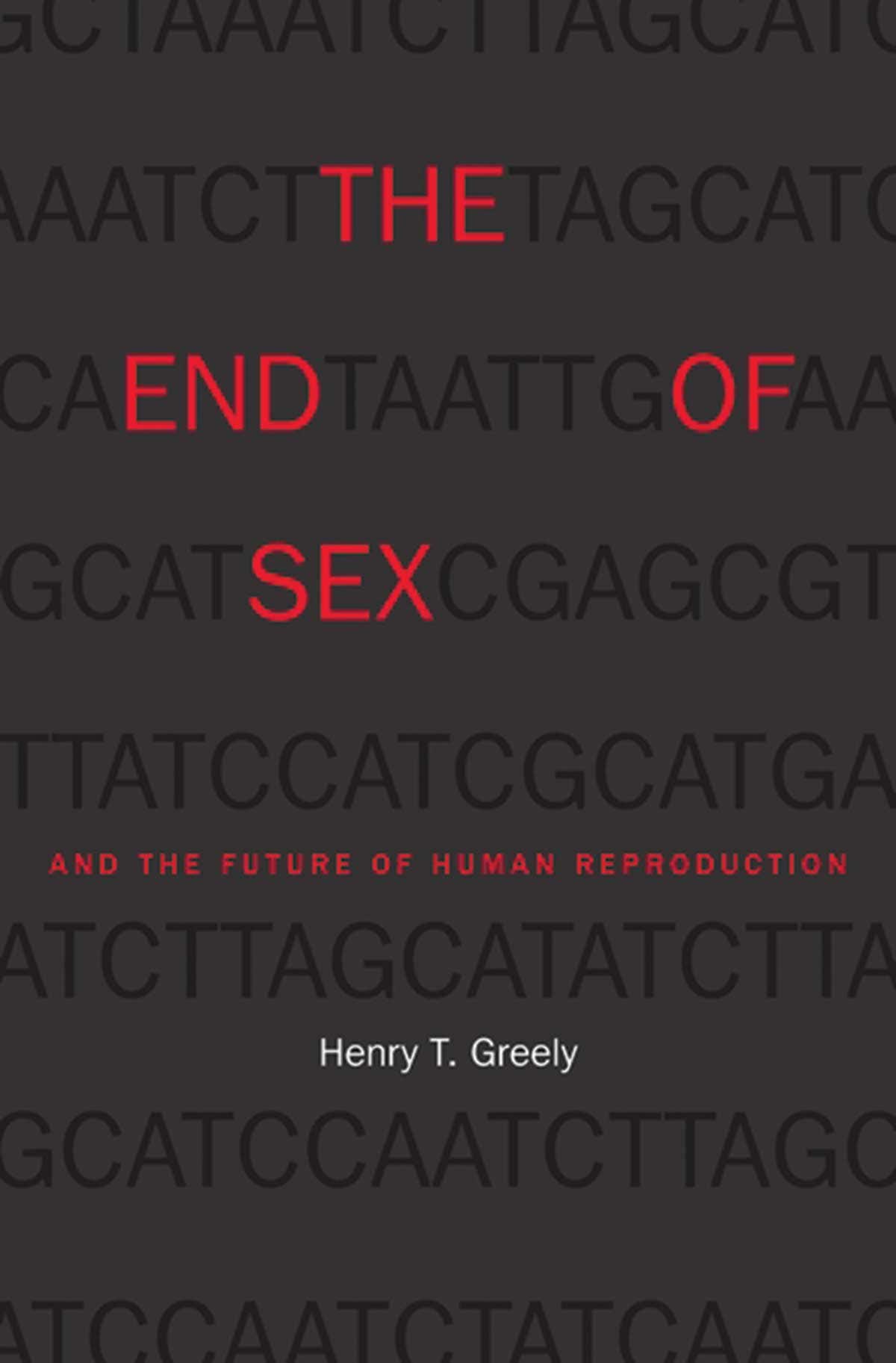 The End of Sex book cover