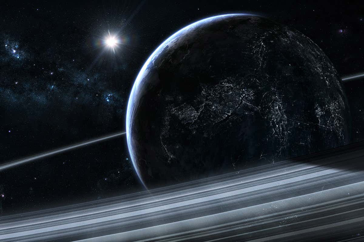 Artist's impression of an alien world