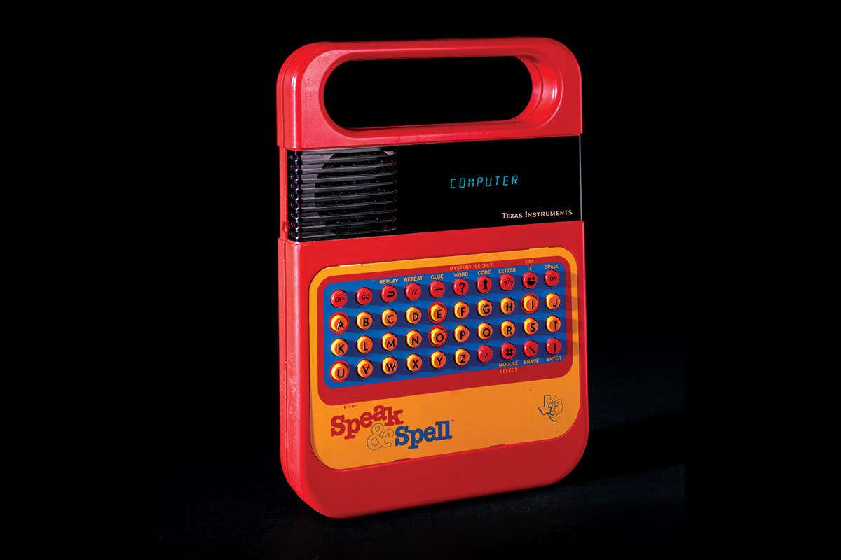 Speak & Spell machine