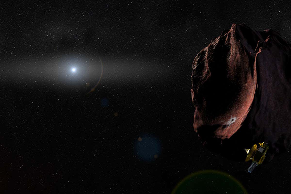 Artist's impression of New Horizons visiting another object in the Kuiper Belt