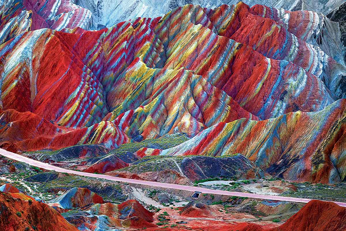 rainbow mountains