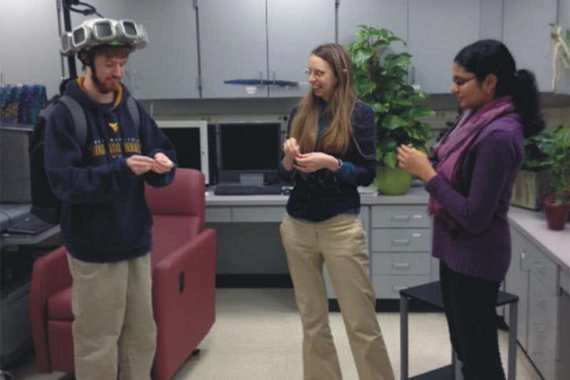 Wearing a scanner in the lab